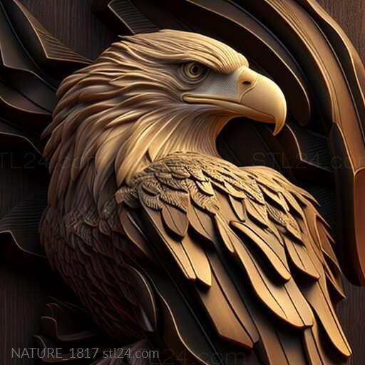 Nature and animals (st eagle 1, NATURE_1817) 3D models for cnc
